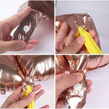 4pcs Jumbo Love Pink Foil Balloon Wedding Script Handwriting Home Decorations