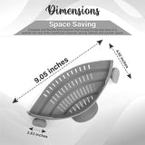 Strainer and Pasta Adjustable Silicone Clip on for Pots Pans Bowls Kitchen