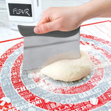 Bench Scraper Tovolo Stainless Steel Charcoal Cutting Dividing Dough Baked