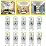 1PK LED Dimmable Replace Halogen Lamps Light Bulb AC220-240V 3W G9 - Cool White