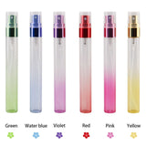 6pcs Mini 10ml Glass Refillable Perfume Empty Bottle Pump Scent  Spray Bottles