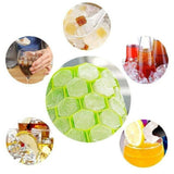1pc 37 Ice Cube Tray Ball Maker Mould Mold Sphere Whiskey Bar Silicone Assorted