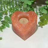 Heart Shape Tealight Himalayan Salt Natural Purification Clean Decor Tea Light
