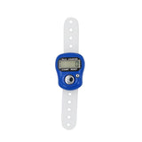 2pcs Digital LCD Electronic Golf Finger Hand Ring Row Counter Tally - Blue