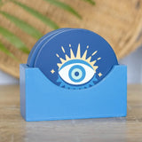 All Seeing Eye Coaster Set of 4  Drinkware  Tableware Kitchen Decor
