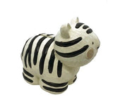 Noah's Ark Moneybank Ceramic Money Box Keepsake Kids Decor Home Zebra