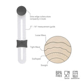 Precision Pie Crust Cutter Tovolo Charcoal Pasta Cookie Dough