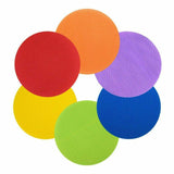 Round Carpet Marker Spot Sit Dot For Classroom Sport Easy Teach Tool Gameorange, Blue, Green, Red, Purple, Yellow30pcs