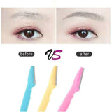 3pcs Facial Eyebrow Razor Trimmer Shaper Shaver Blade Knife Hair Remover Beauty