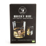 Set of 4 Stainless Steel Dice Whiskey Chillers