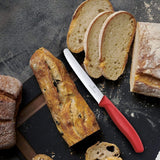 1PK Victorinox - Multi-Purpose Knife Red 11cm Kitchen Serrated