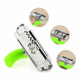 Adjustable Jar Opener Stainless Steel Lids Off for weak Hands Seniors Arthritis - Green Vido