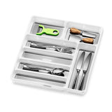 Madesmart Large Cutlery Drawer Organizer 7 Compartments Knife Fork Kitchen