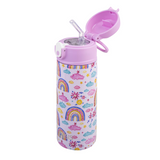 Oasis Stainless Steel Double Wall Insulated Bottle sipper 550ml Rainbow Sky