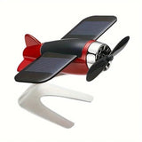 Solar Aircraft Airplane Creative Men's Car Decoration Car Interior Accessories