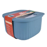 4 Pieces Square Nested Food Storage Set Freezer Safe Multicolour Lunch Box