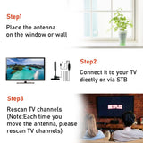 Portable Digital HD Freeview Aerial Ariel TV Antenna Indoor Outdoor