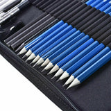 33PC Drawing Sketch Set Charcoal Pencil Eraser Art Craft Painting Sketching Kit