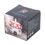Mushroom House Resin Tealight Holder Meditation Decor