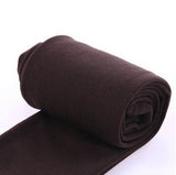 Thermal Fleece Leggings for Women - Slim Warm Brown Pants