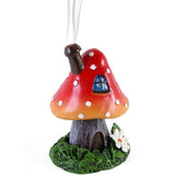 Red Smoking Toadstool Incense Cone Holder Holder Meditation Decor
