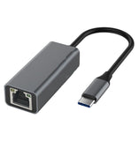 Type-C to Gigabit RJ45 Ethernet LAN network Adapter Supports 10 100 1000 Mbps