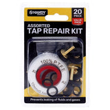 Tap Repair Kit Tap Washers Jumper Valves O Ring Seals  Nylon Silicone Base 12mm
