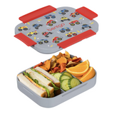 Bentgo Kids Snap & Go Lunch Box With Divider Container Trucks