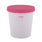 Appetito Ice Cream Tub Plastic Container Lock Storage Container Yoghurt - Pink