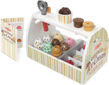 Melissa & Doug Scoop & Serve Ice Cream Counter Pretend Set 28pc Multi-Coloured