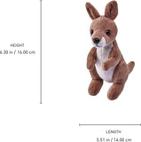 Wild Republic Kids Pocketkins Eco Kangaroo Plush Toy 27817