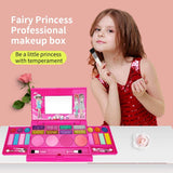 Non Toxic Girls Makeup Kit for Kids Washable Fashion Makeup Set Girls Play Cosmetics Set, Kids Makeup Kit for Girls Princess Real Washable Cosmetic 3+ Year Old Girl Birthday Gifts Pretend Play Toys