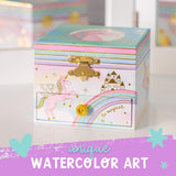 Musical Unicorn Jewellery Box for Girls - Kids Dancing Unicorn Music Box with Mirror, Unicorn Gifts for Little Girls, Jewellery Boxes, Childrens Birthday Gift, Ages 3-10