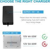 65W Power Adapter Charger for Microsoft Surface ProX Pro7,6, 5, 4 6ft Power Cord