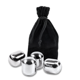 Bartender Stainless Steel Wine Pearls Set of 4