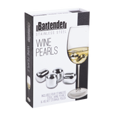 Bartender Stainless Steel Wine Pearls Set of 4