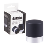 Bartender Twist-Lock Champagne Resealer Silver
