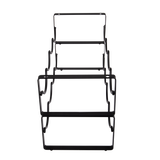 Bartender 2-Tier 8 Bottle Stackable Wine Rack Black