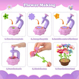 BlueSwan Kids DIY Fabric Flower Bouquet Craft Kit SY025A