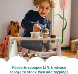 Melissa & Doug Scoop & Serve Ice Cream Counter Pretend Set 28pc Multi-Coloured