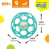 Bright Starts Oball Easy-Grasp Infant Rattle Toy