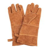 Urban Grill Leather BBQ Gloves Tan 38 cm