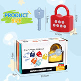 AKILION Montessori Lock and Key Toddler Learning Toy