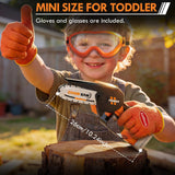 KidBloom Mini Toy Chainsaw with Sound and Safety Gear Set