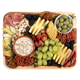 Alfresco Lane Acacia Wood Rectangular Grazing Platter With Lid 36 cm