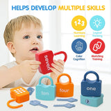 AKILION Montessori Lock and Key Toddler Learning Toy