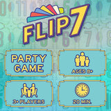 USAopoly Kids Flip 7 Strategy Card Game CSGFLIP7HANG