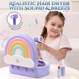 Lehoo Castle Kids Makeup Set 2-in-1 Vanity Carry Case Purple