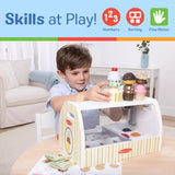 Melissa & Doug Scoop & Serve Ice Cream Counter Pretend Set 28pc Multi-Coloured