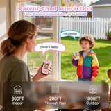 AILRINNI Kids Video Walkie Talkie 2 Pack Rechargeable Toy DJJ-01